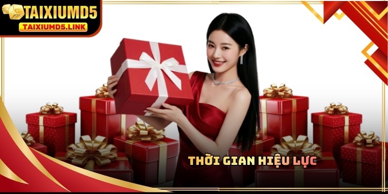 Khuyến mãi Tài Xỉu MD5 được triển khai trong một khung thời gian cụ thể