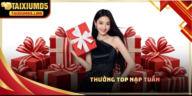 Khuyến mãi Tài Xỉu MD5 dành cho người chơi nạp tiền trong top mỗi tuần