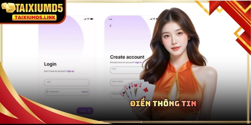 Tài Xỉu MD5 yêu cầu người dùng nhập thông tin chính chủ khi đăng ký