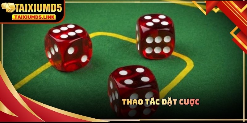 Giao diện bảng cược với các nút bấm chọn Tài và Xỉu rõ nét